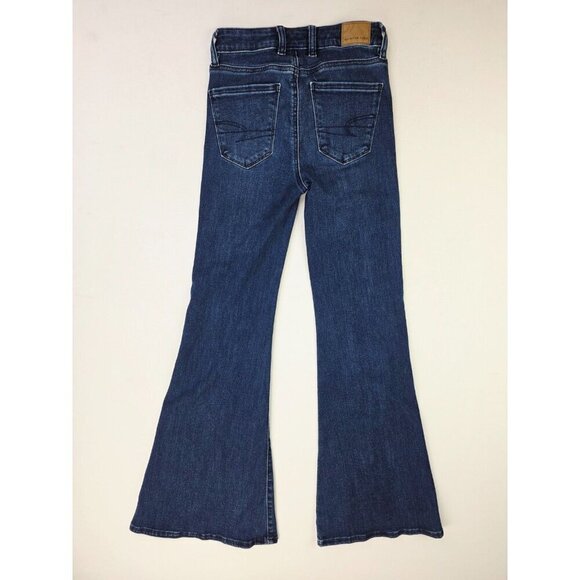 American Eagle Outfitters Size 00 Short Womens 30" Inseam Festival Slit Flare - Picture 1 of 14